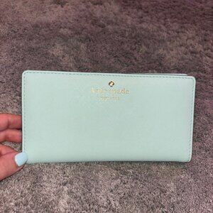 COPY - Madison Large Slim Bifold Wallet Turquoise